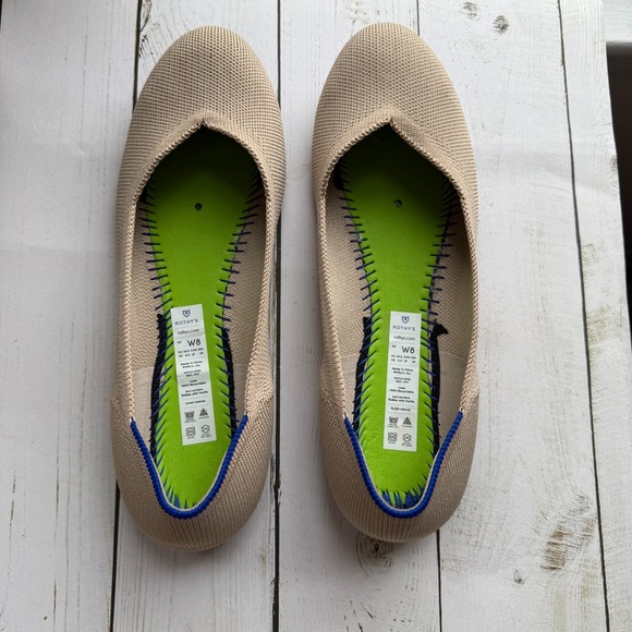 Rothy's | The Flat in Cream - Picture 8 of 10